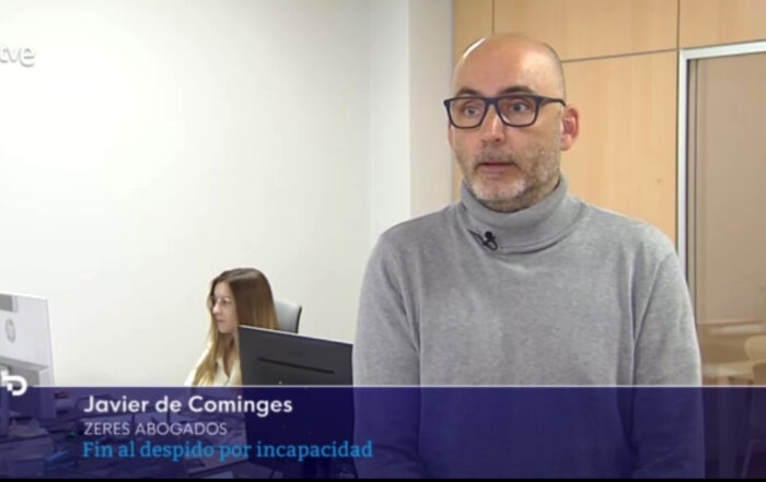 Javier De Cominges analiza la nueva prohibición del despido por incapacidad en RTVE