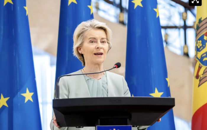 La presidenta de la Comisión Europea, Úrsula Von der Leyen