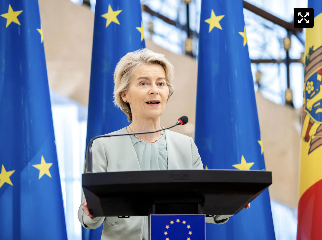 La presidenta de la Comisión Europea, Úrsula Von der Leyen